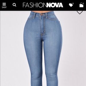 Fashion Nova high waist skinny jeans- Sz 11